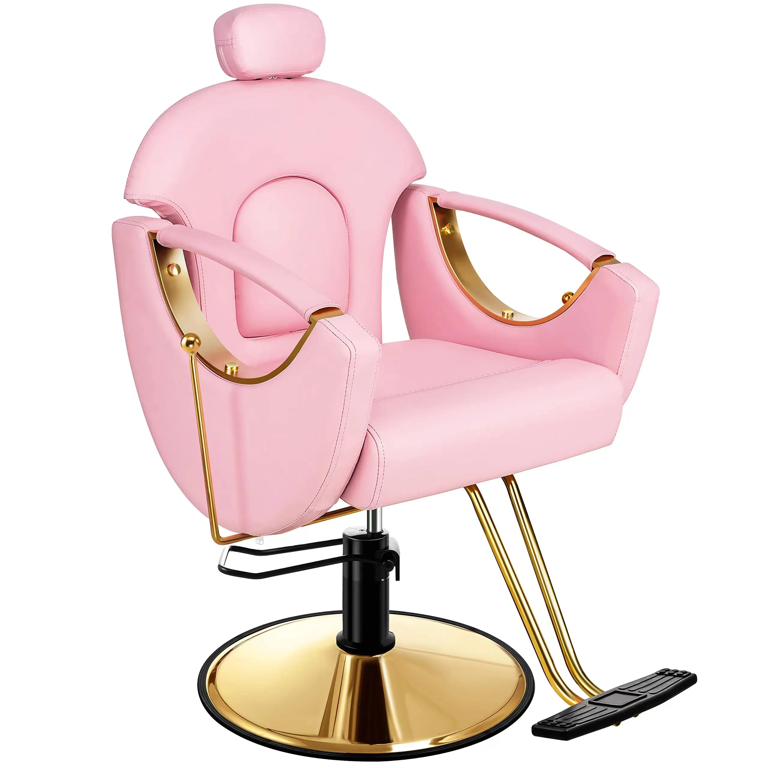 Reclining Barber Chair Hair Salon Chair Beauty Furniture for Barbershop
