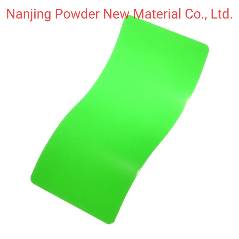 Customized ISO9001 Green High Gloss Outdoor Polyester Powder Coating