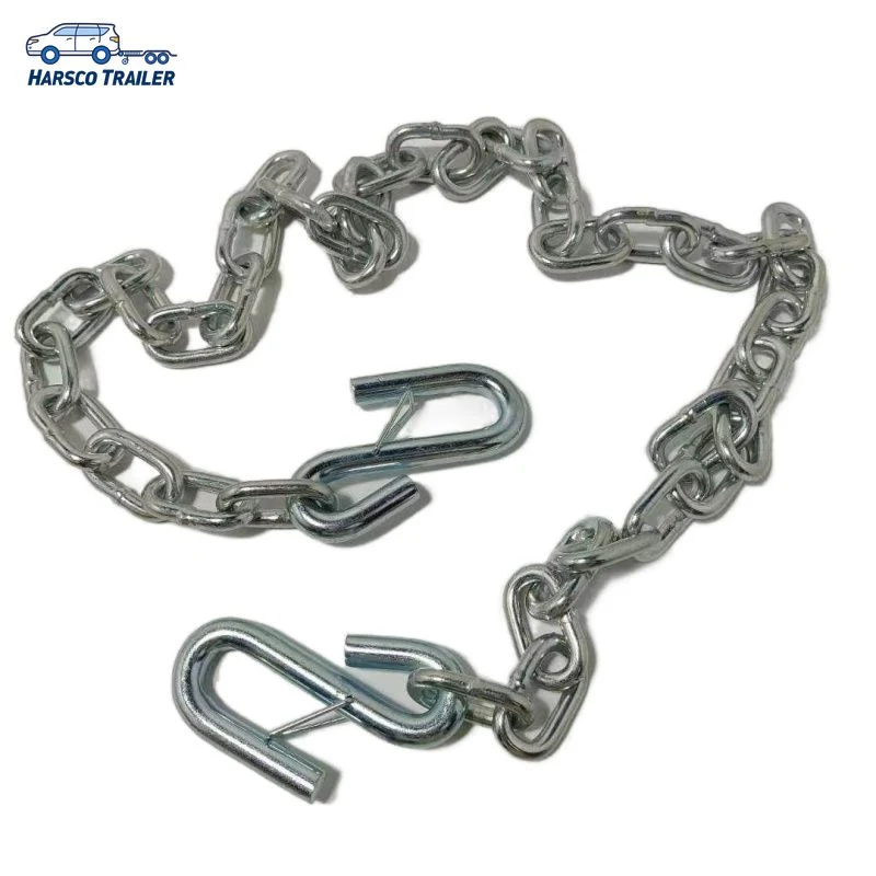 Carry-on 5000lbs S-Hook Both Ends 1/4" X60" Trailer Safety Chain