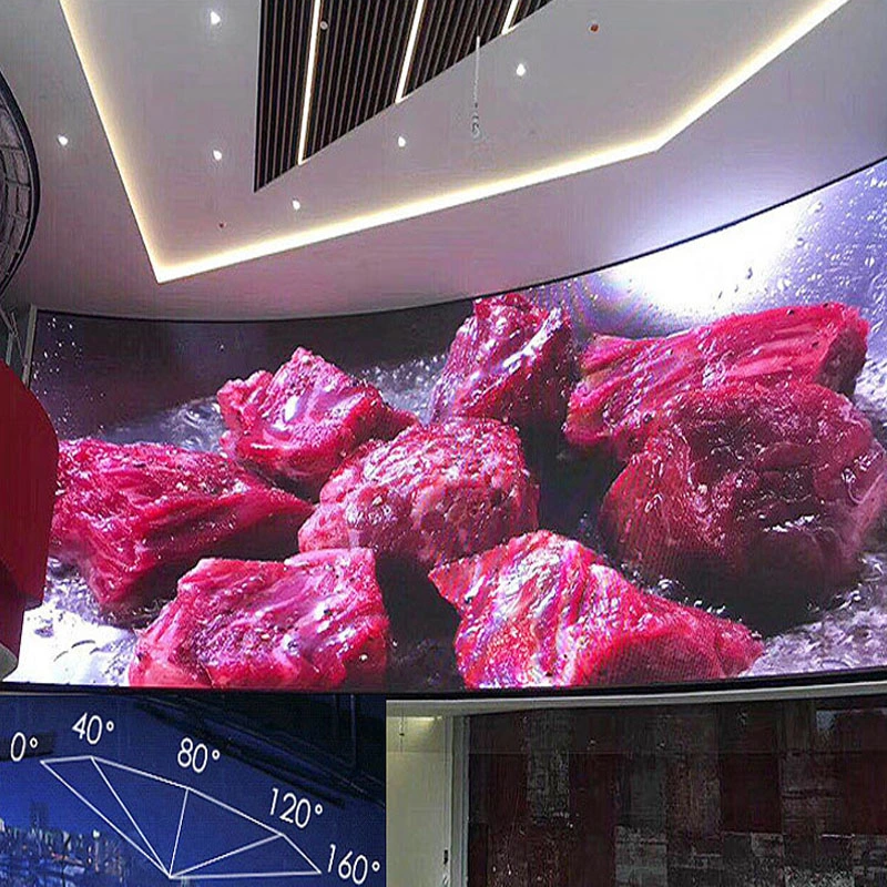 Wholesale/Supplier Indoor Outdoor 4K Curved Flexible LED Touch Screen Display Video Wall