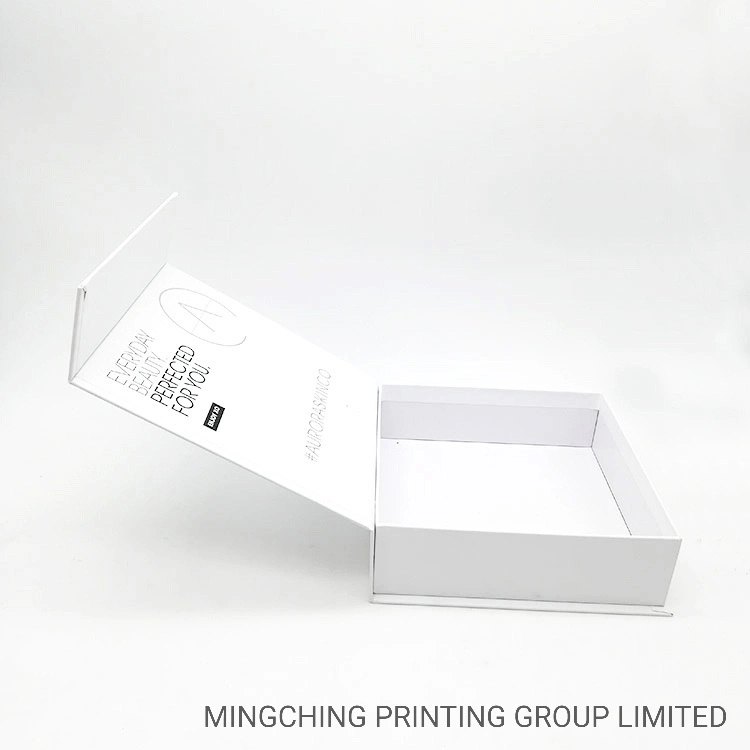 Fancy White Packaging Ornaments Square Folding Carton Paper Gift Packaging Box