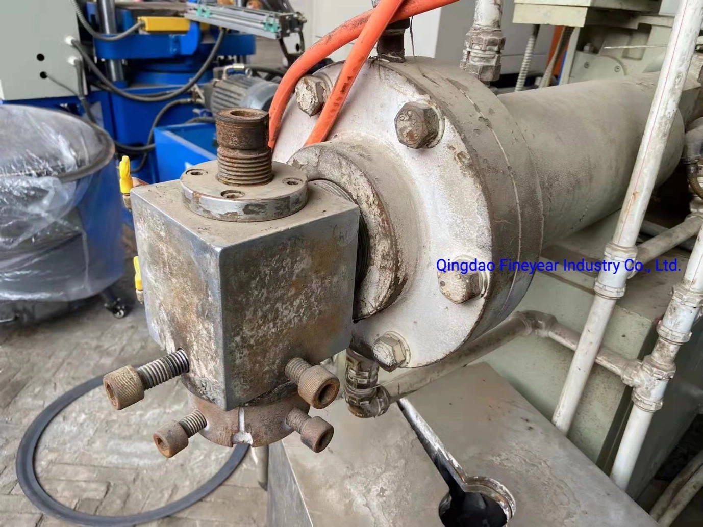 Used Extruder Secondhand Extruder Old Extruder Recycle Extruder Waste Extruder Transfer Extruder Rubber Tyre Tire Plastic Silicone Extruding Tread Extruding