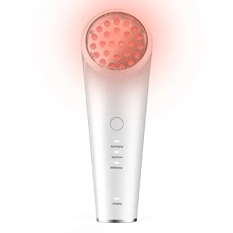 Home Use 3 Cor 25 LED infravermelhos cuidados da pele Anti-envelhecimento Acne Mark Beleza vermelho / azul / amarelo luz dispositivo de terapia