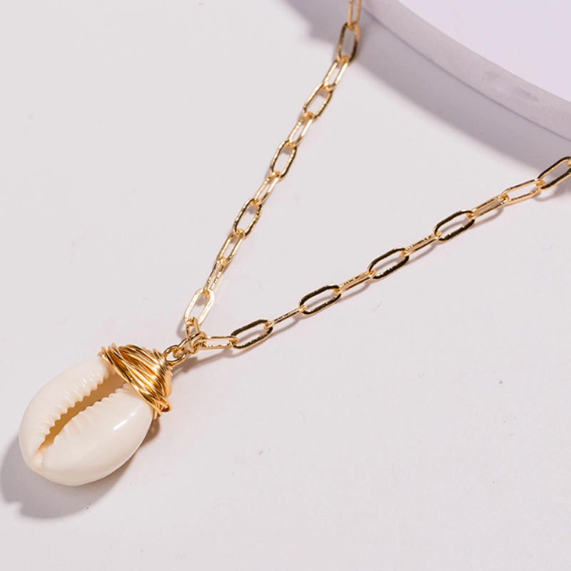 Fashion Jewelry Multi Layers Drop Necklace with Chain and Pearl Charm