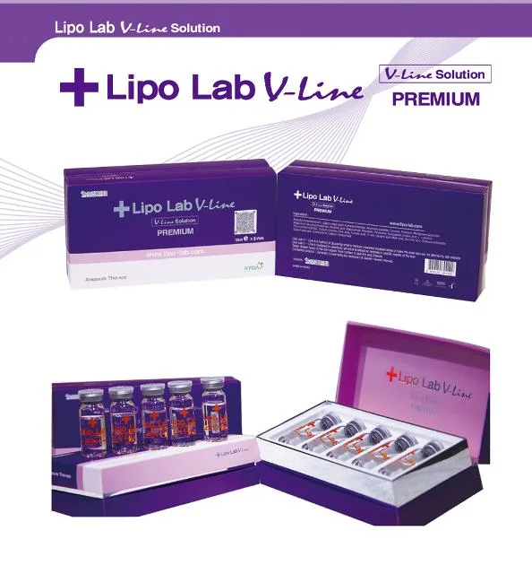 Оптовая цена Lipo Lab V-Line решение для Face Body Lose Вес Продукт Липолиз Slimming инъекция Lipo Lab Lemonbottle ампуле Kybella