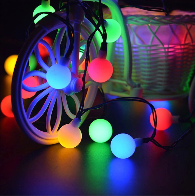 Christmas Wedding Party Multicolorful Ground Wall Solar String Strip Decoration LED Bulb Ball Lantern Lamp Light