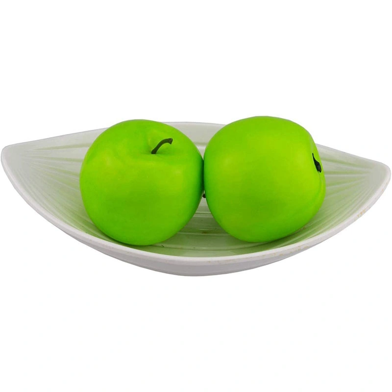 Simulación de 12pzas Apple falsos de frutas artificiales las manzanas verdes realista para la Navidad de la Casa Hogar Cocina Decoración Fotografía Boda