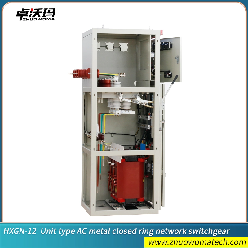 Xgn15-12 (SF6) Unit Type AC Metal Closed Ring Network Switchgear Oil Transformer Power Distribution Cabinet