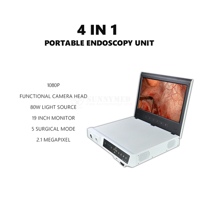 Cámara de endoscopia portátil de alta definición real SY-PS046b 19 pulgadas Unidad