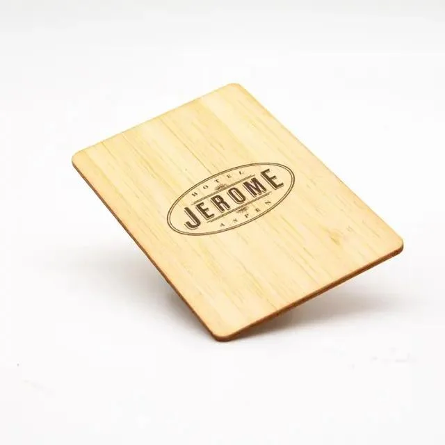 Hot Sale NFC Wooden Cards Ntag216 Smart RFID Wood Card