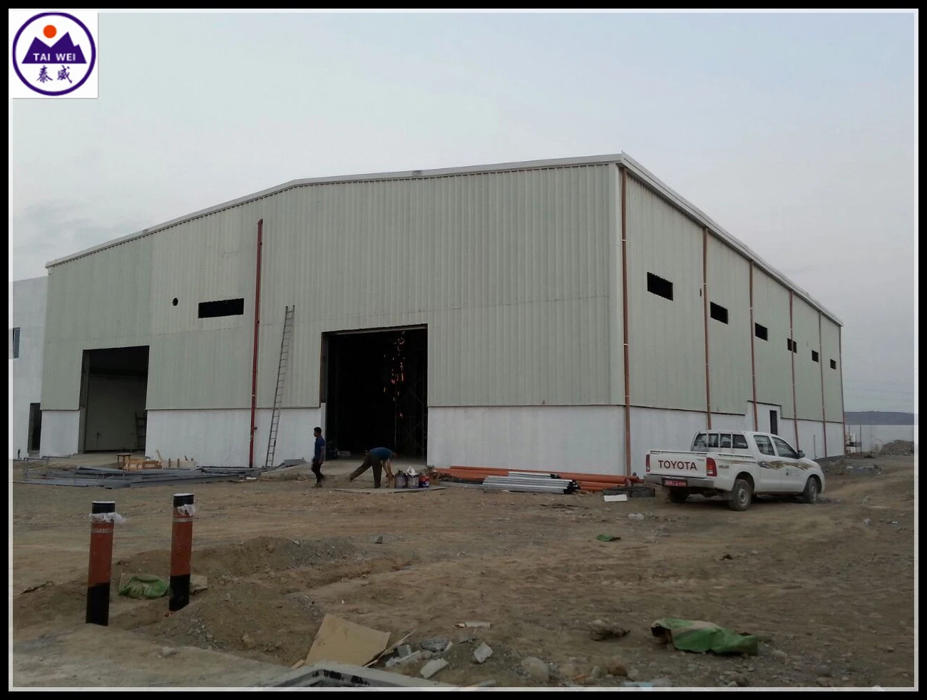 Basra Steel Structural Steel Fabrication Modern Portable Building (TW815J)