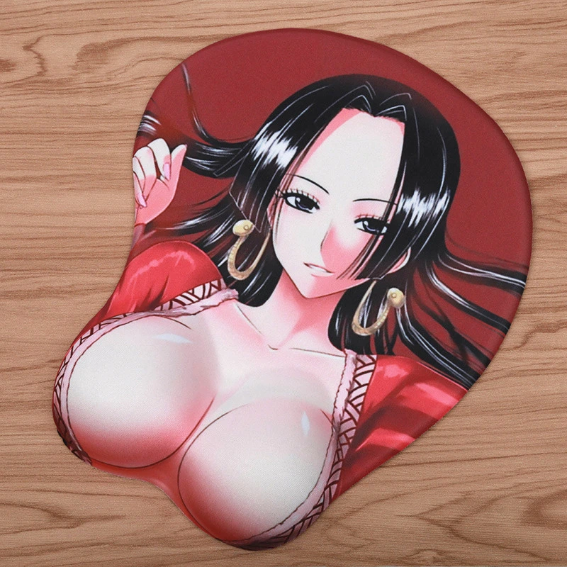 Customized Sexy Girl Design Transparent 3D Boobs Mouse Pad Wrist Rest