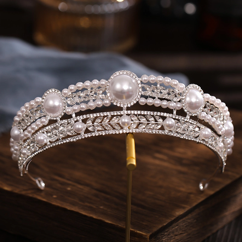 Crystal Vintage Royal Queen King Tiaras und Kronen Männer/Frauen Pageant Prom Diadem Haarschmuck Hochzeit Haarschmuck Accessoires