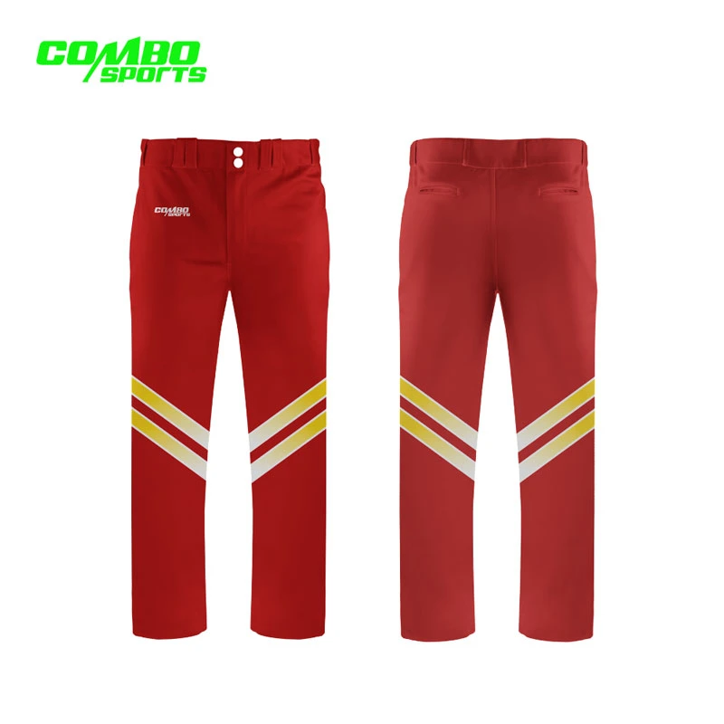 Custom Baseball Shirts Sublimation Sportswear Men Baseball Trousers