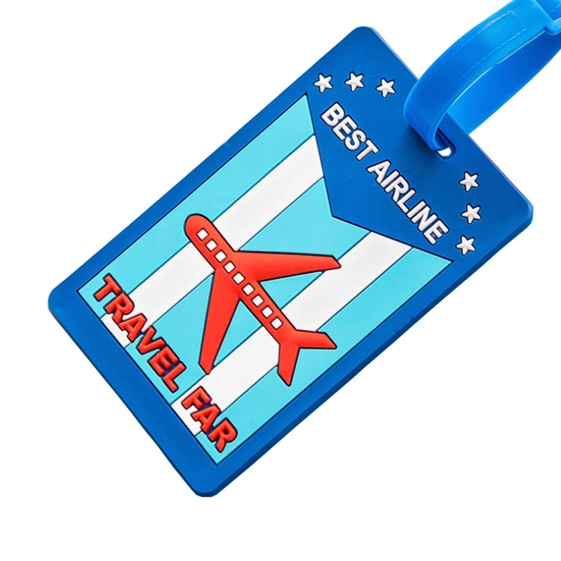 PVC Luggage Bag Tags Label Travel Baggage Cruise Tag with Name Card