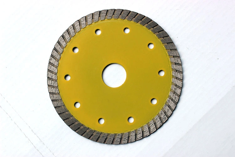 Hot Press Sintered Diamond Blade, Small Diameter Turbo Rim Diamond Blade for Cutting Stones & Granite