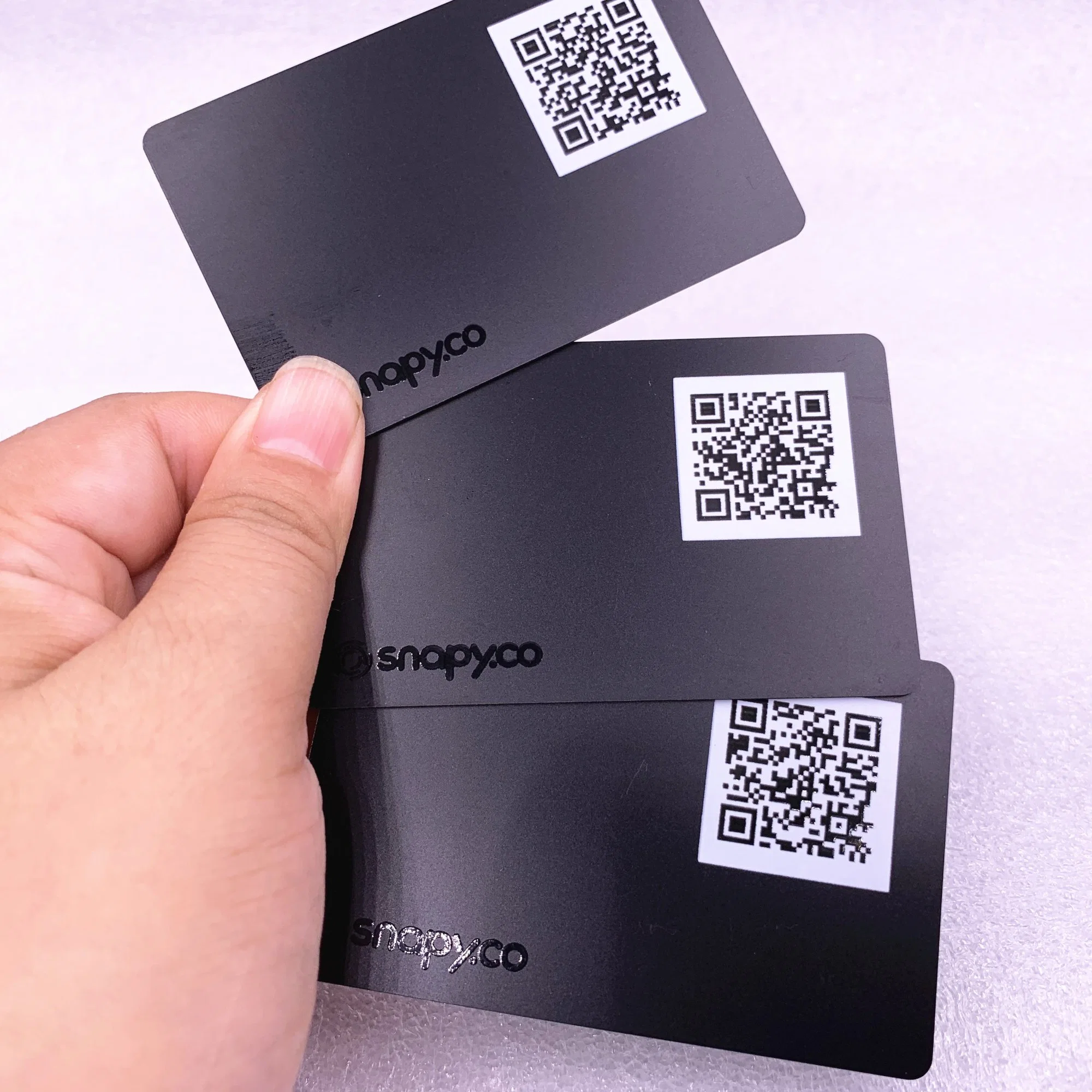 Printable Special Round Qr Code NFC Card for Digital Business Cards