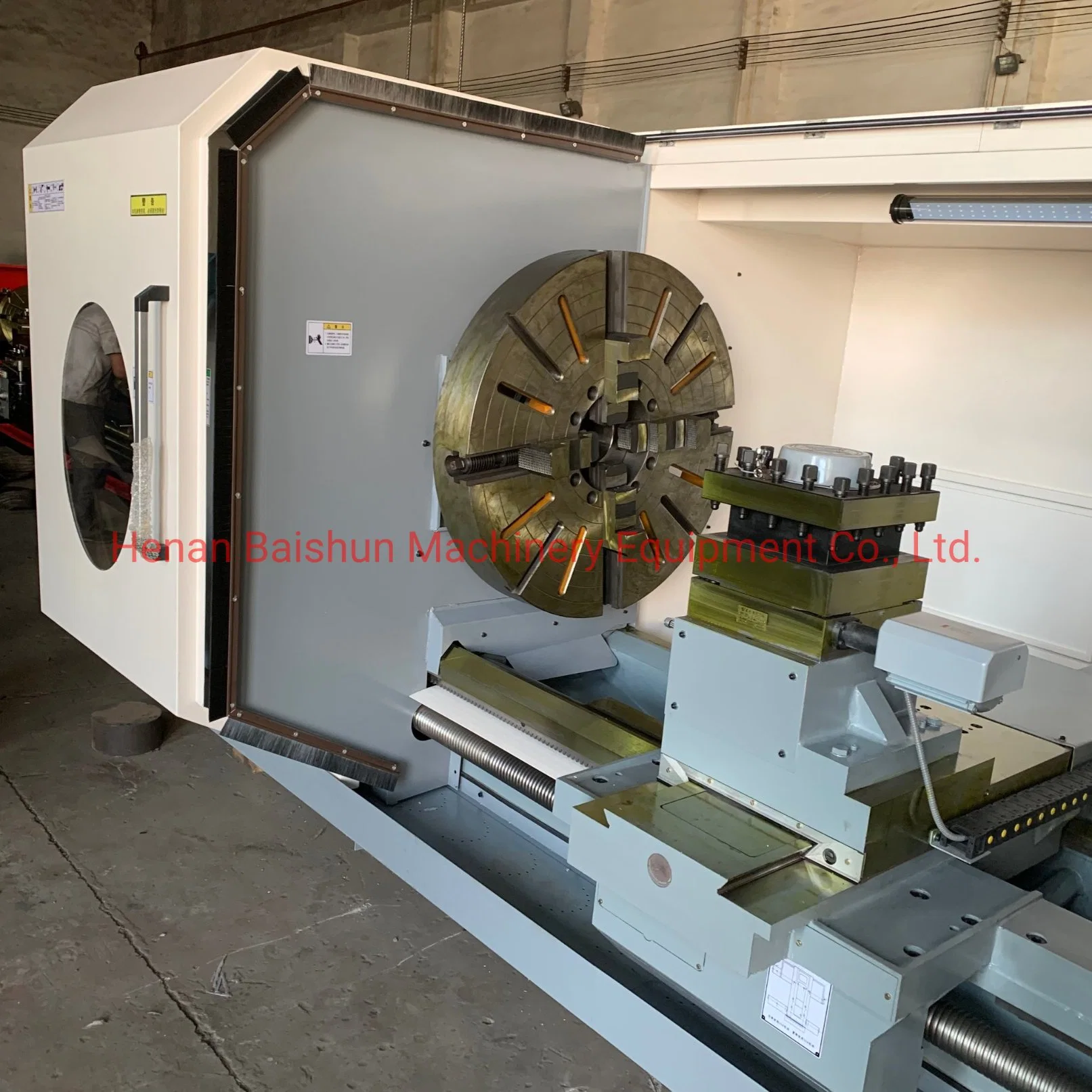 Ck6163 Ck6180 Ck61100 Ck61125 Ck61160 Heavy Duty Large CNC Horizontal Lathe Machine Tool Big Horizontal CNC Lathe with Low Price