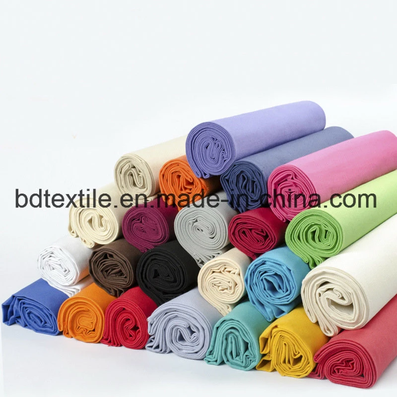 100% Polyester Plain Dyed Bed Sheet Fabric for Home Textile