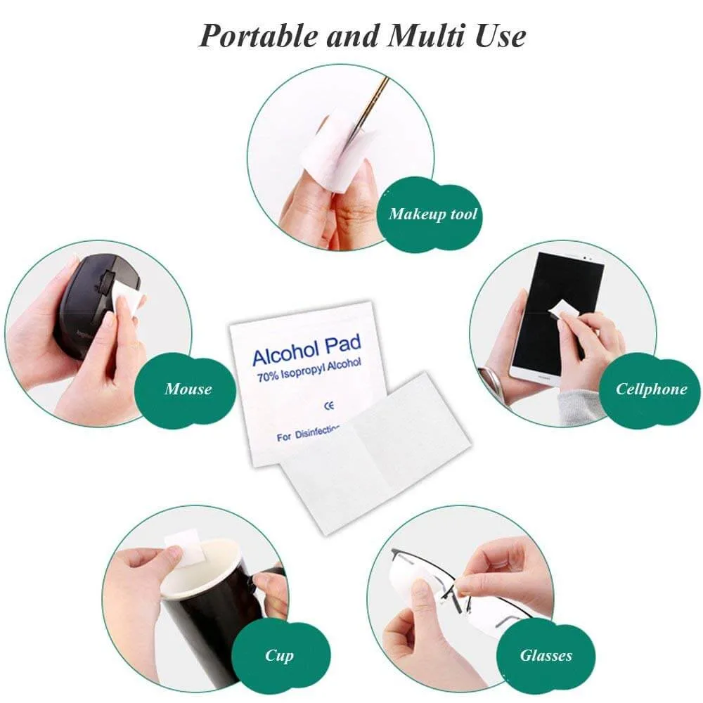 Disposable Non-Woven Alcohol Swabs Alcohol Pads