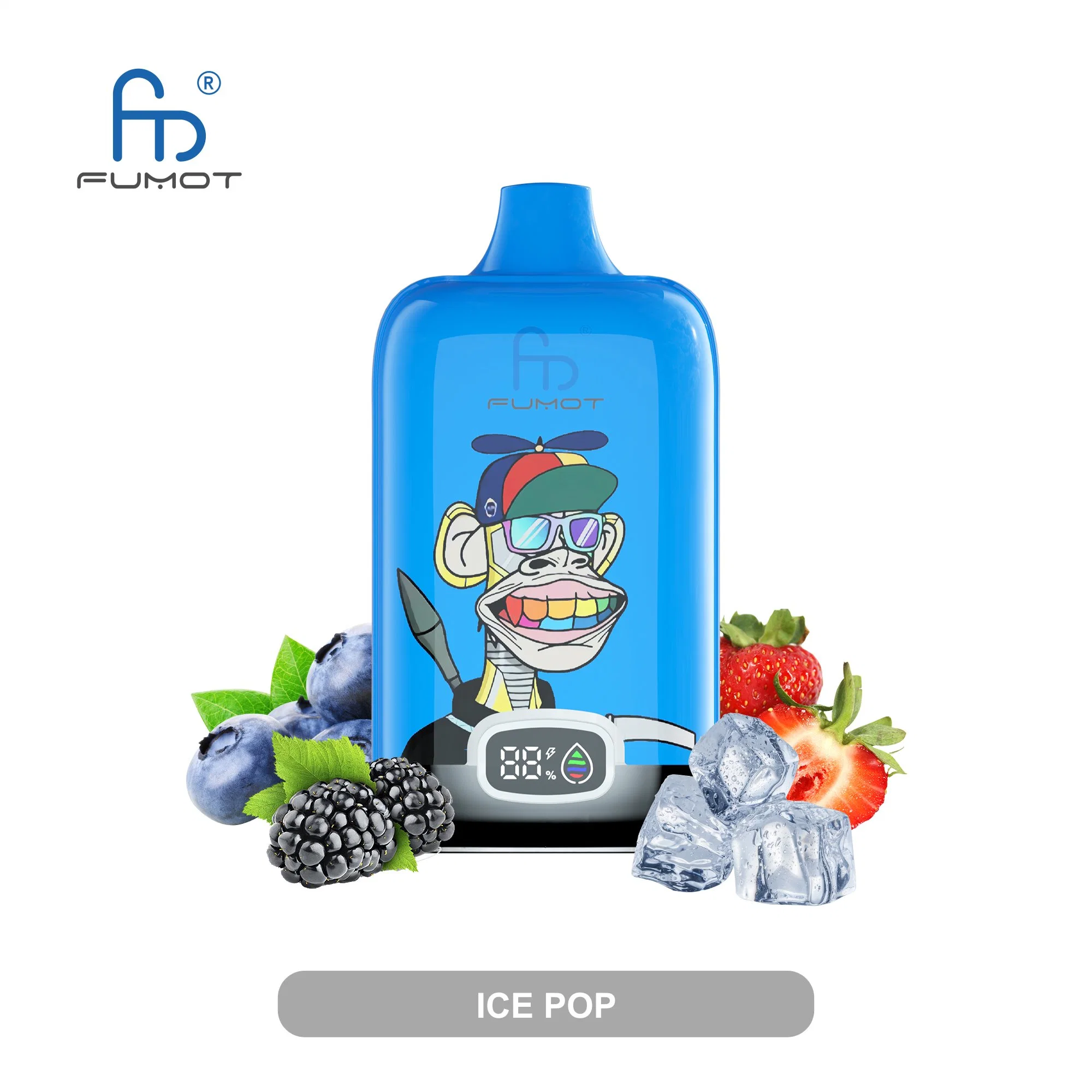 وصول جديد راندم صندوق رقمي 12000puff بار Disposable/Chargeable Vape Type C قابلة للشحن 16 فلوفاير E سيجاريت