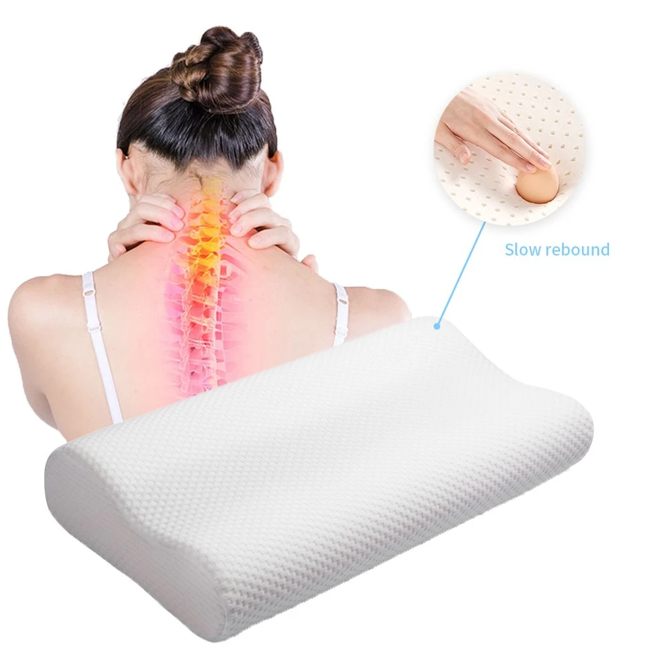 Home Textile Bedding Pillow Foam Pillow Cushion Pillowcase Travel Neck Head Massage Pillow