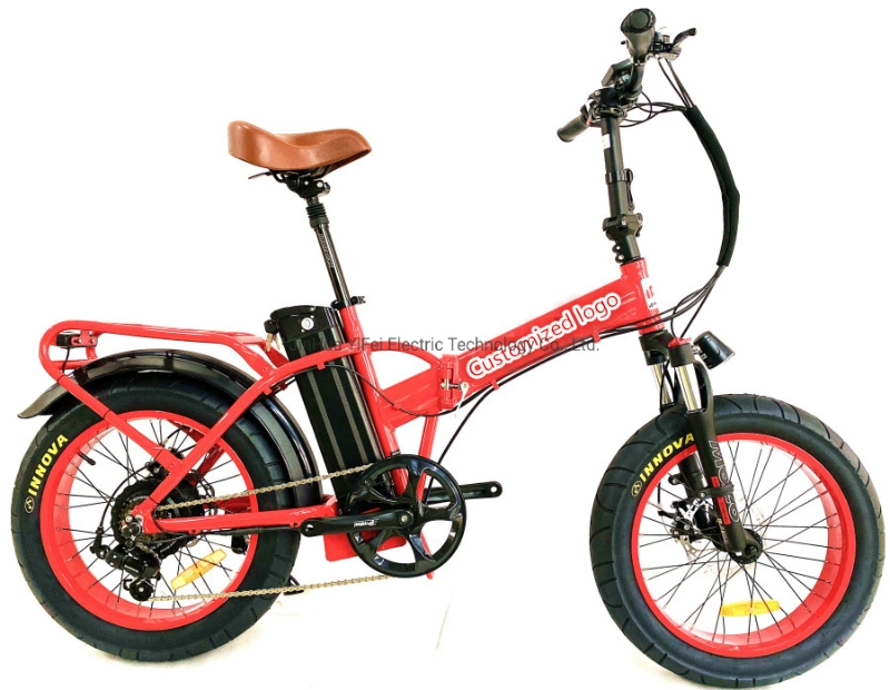 20 pulgadas neumático Fat plegable bicicleta eléctrica 48V/500W adulto bicicleta eléctrica de China de fábrica