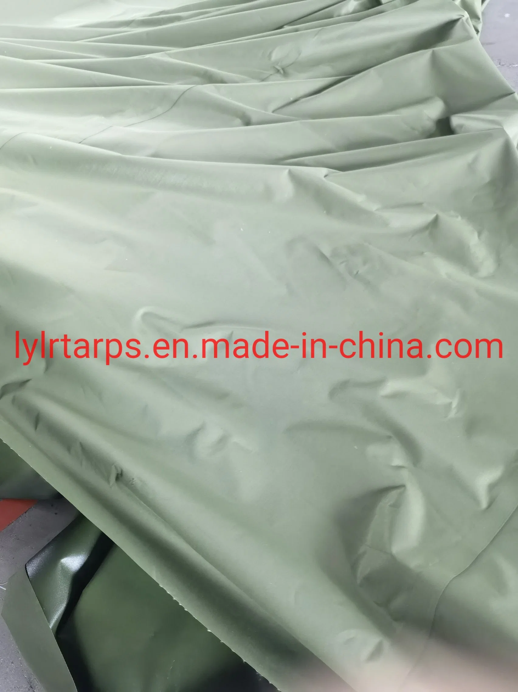 Finished Silicone Canvas Tarpaulin Truck Cover, Heavy-Duty and Waterproof Canvas Tarpaulin