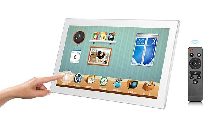 Hot Selling USB SD Card Digital Picture Frame18.5"19" 21.5" 22" 24" Inch WiFi Android LCD Video Player Advertising Player HD Digital Photo Frame with Battery