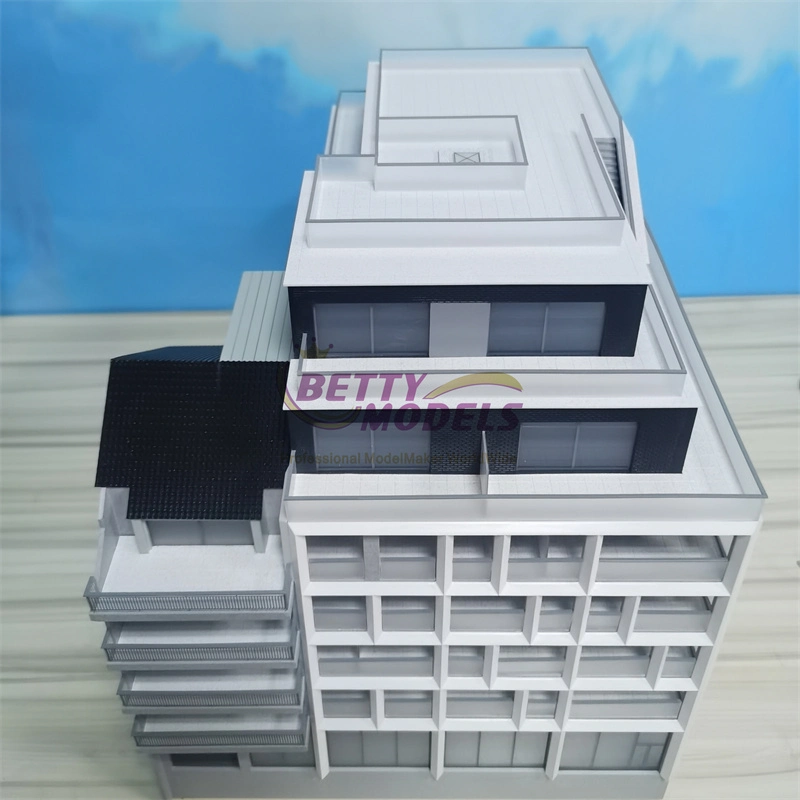 Apartment Building Scale Model Customization Paint Residence Physical Model Making