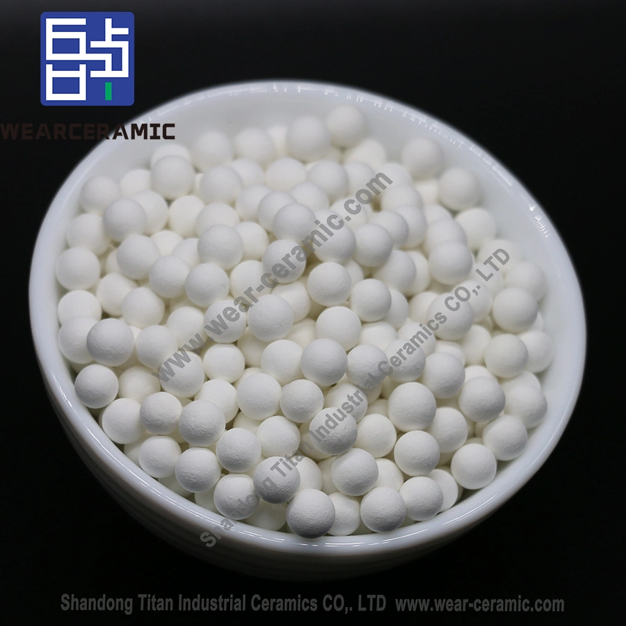 Alumina Ceramic Ball White Ceramic Industrial Tower Packing Ball Inert Ceramic Alumina Support Media Balls Inert Ceramic Ball for Chemical Filling