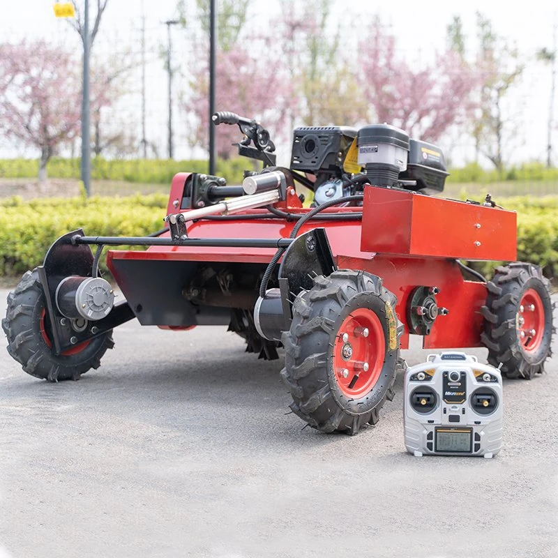 Mower Grass Cutter Robot Remote Control Lawn Mower Brush Cutter Agricultural Machinery From The Manufacturer