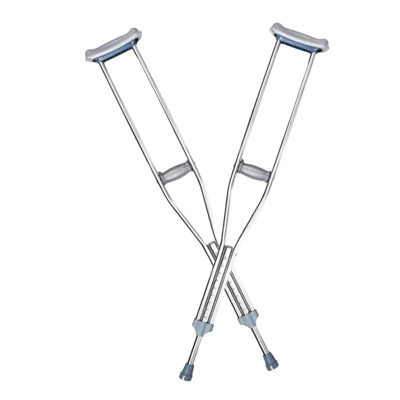 Health Care Aluminium Alloy Scrutch Gym Shorts Crutches with LED