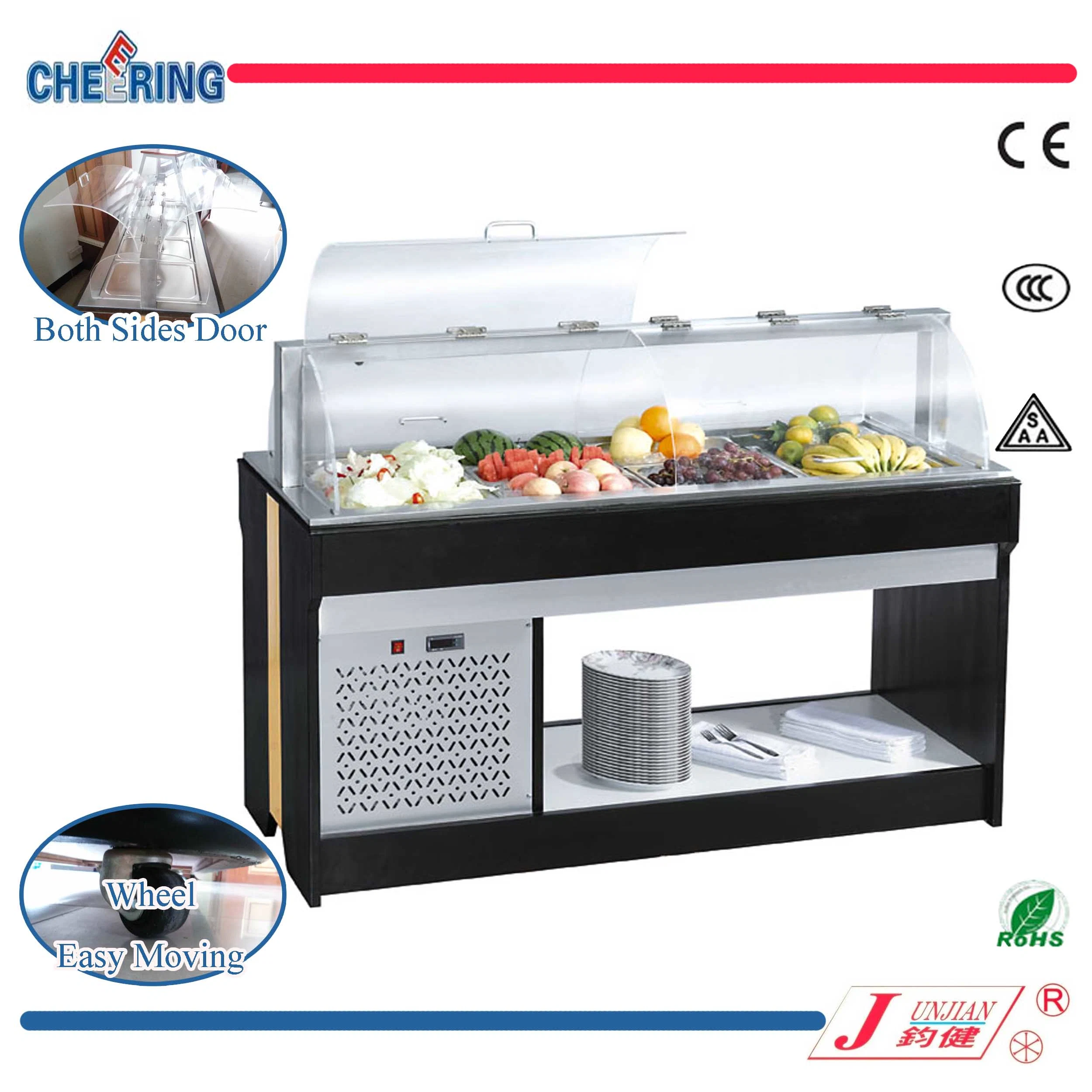 Salad Bar display Case for Cafeteria