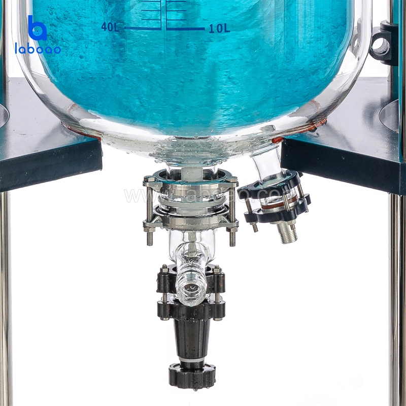 Laboao 5% off China Pharmaceutical Chemical Laboratory Jacketed Glass Reactor