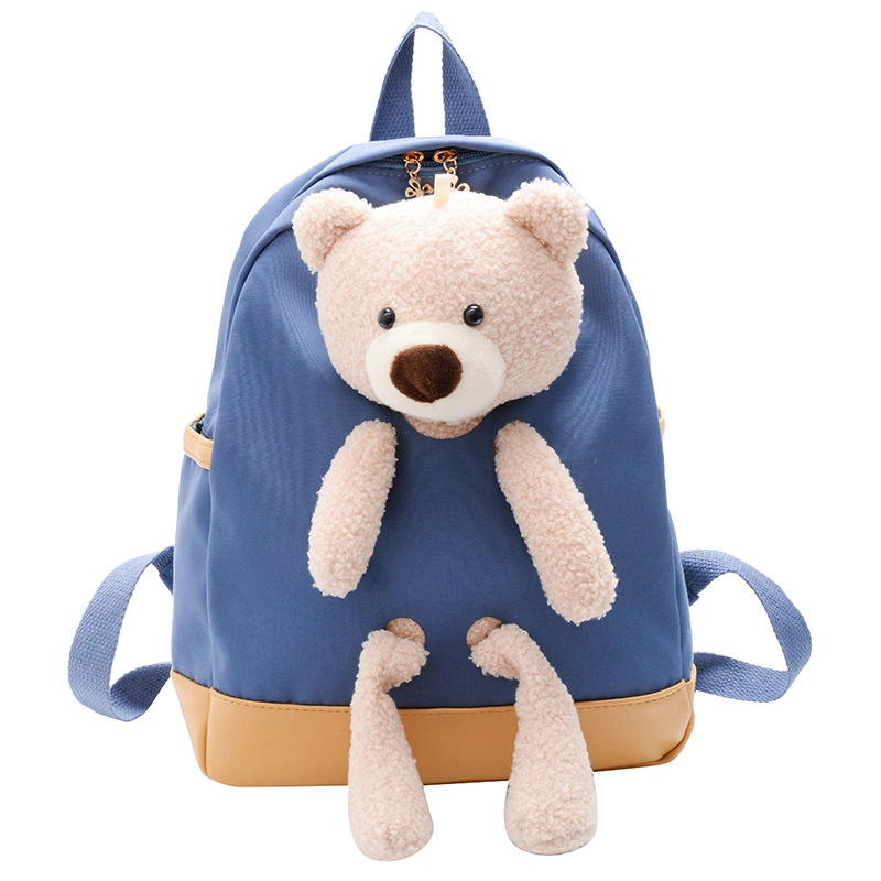 Bolsa de algodón de diseño animal de oso de cute barata