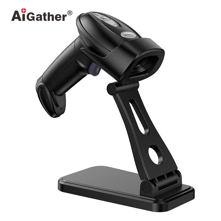 Auto-Detection Corded 2D Qr Code Reader Barcode Scanner with Stand