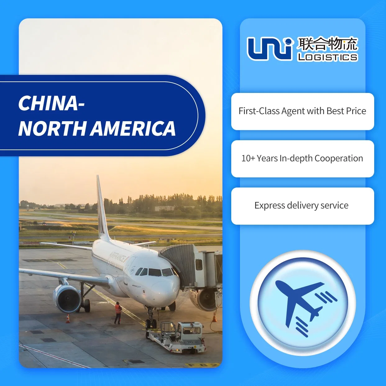 Cheap Air Shipping Freight to USA, Canada, etc, North America