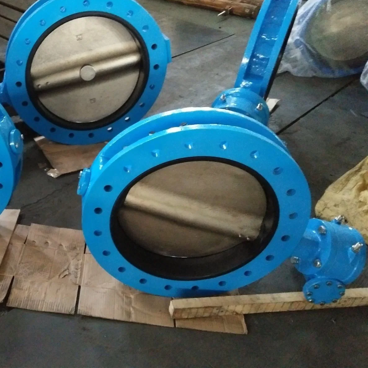 Water Treatment 4inch Leak-Free Handle Manual Ductile Iron Flg Butterfly Valve