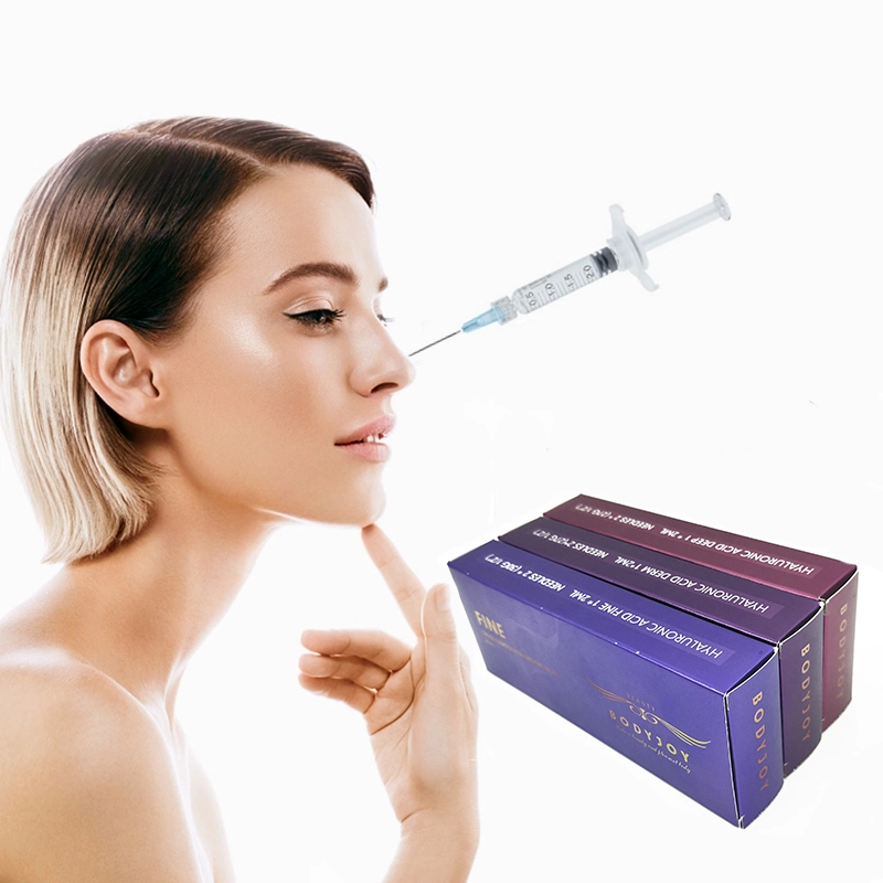 2ml 24mg/ml de longue durée de la lèvre d'effet des injections d'amélioration profonde de remplissage d'acide hyaluronique