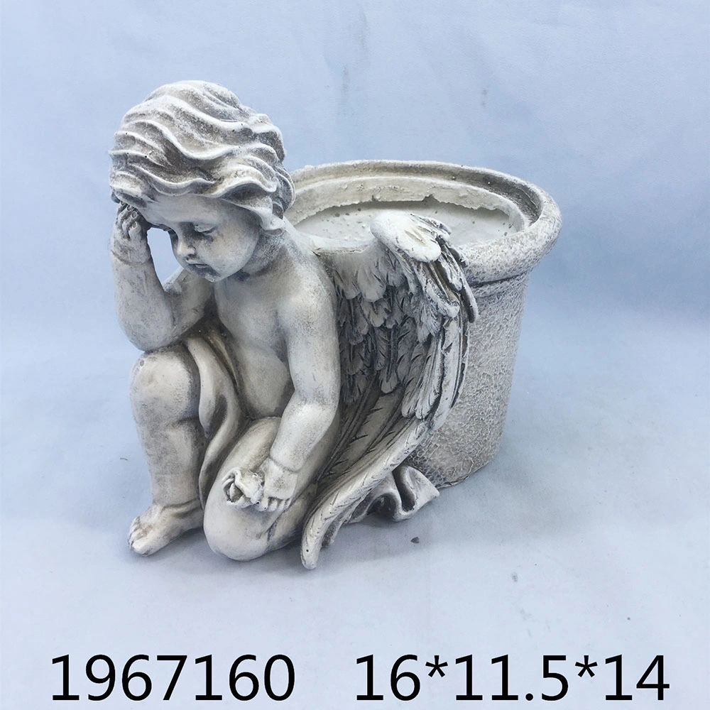 Small Size Angel Sculpture for Cemetery Decoration