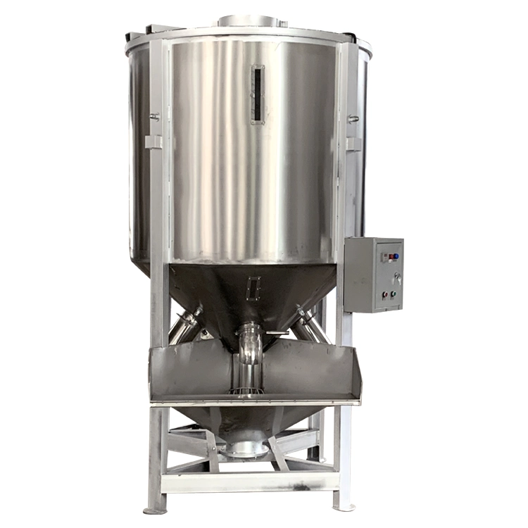 Fish Feed Mixer Machine Raw Materials Plastic Vertical Mixer