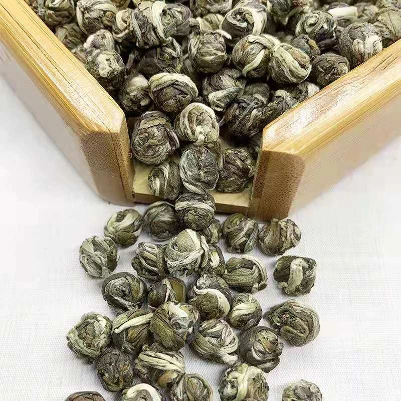 Mo Li Long Zhu chinese organic jasmine dragon pearl tea