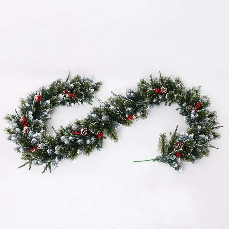 270cm Cheap Green PVC Garland Christmas Decorations