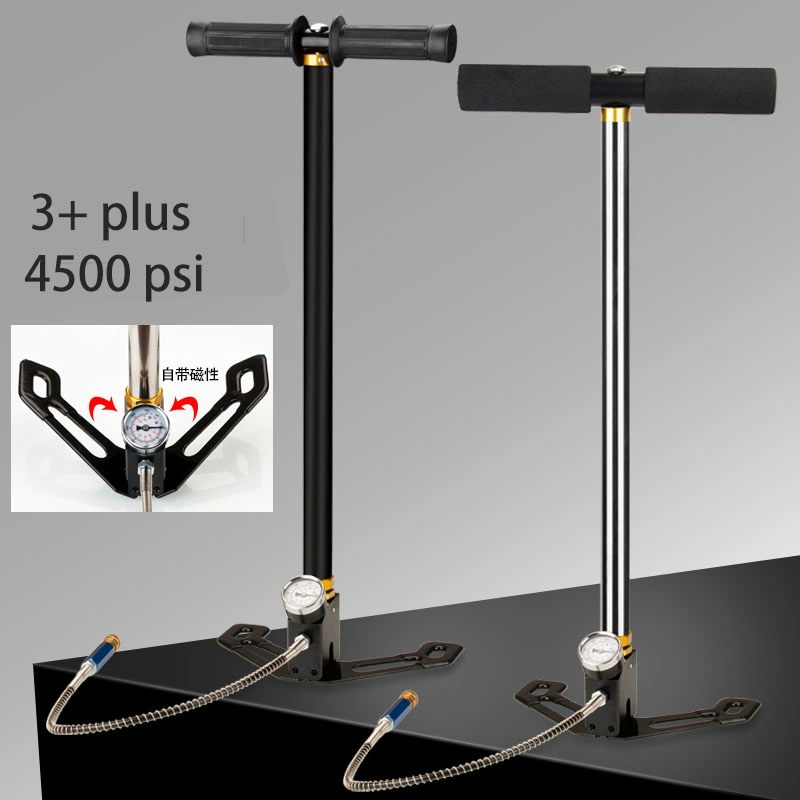 3 New Stage Air Pcp Pump Paintball Pump Air Gun Manual Pneumatic 30MPa 4500psi 300bar with Filter Mini Compressor Bomba Pompa Pump