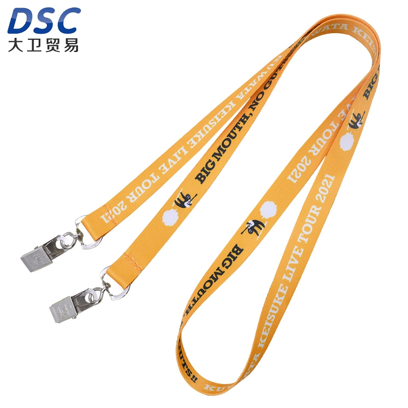 Heat Transfer Printing Lanyard Factory Woven Lanyard Heat Transfer Phone Trageschlaufe