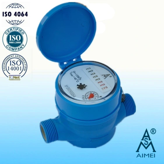 Single Jet Dry Type Plastic Body Water Meter