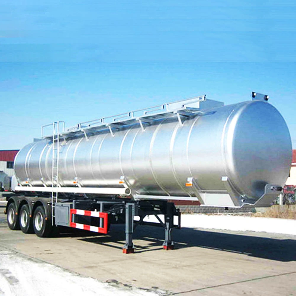 Heavy Oil Tanker Cargo Trailer Liquid Petrol Acid Tank Semi Trailer Fuel Truck Trailers