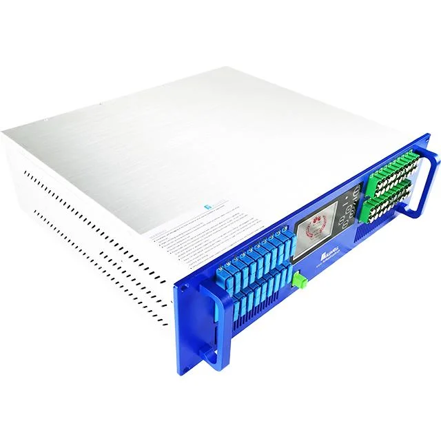 FTTH 40 Ports FTTX Gpon Wdm EDFA with Dual Power Supply