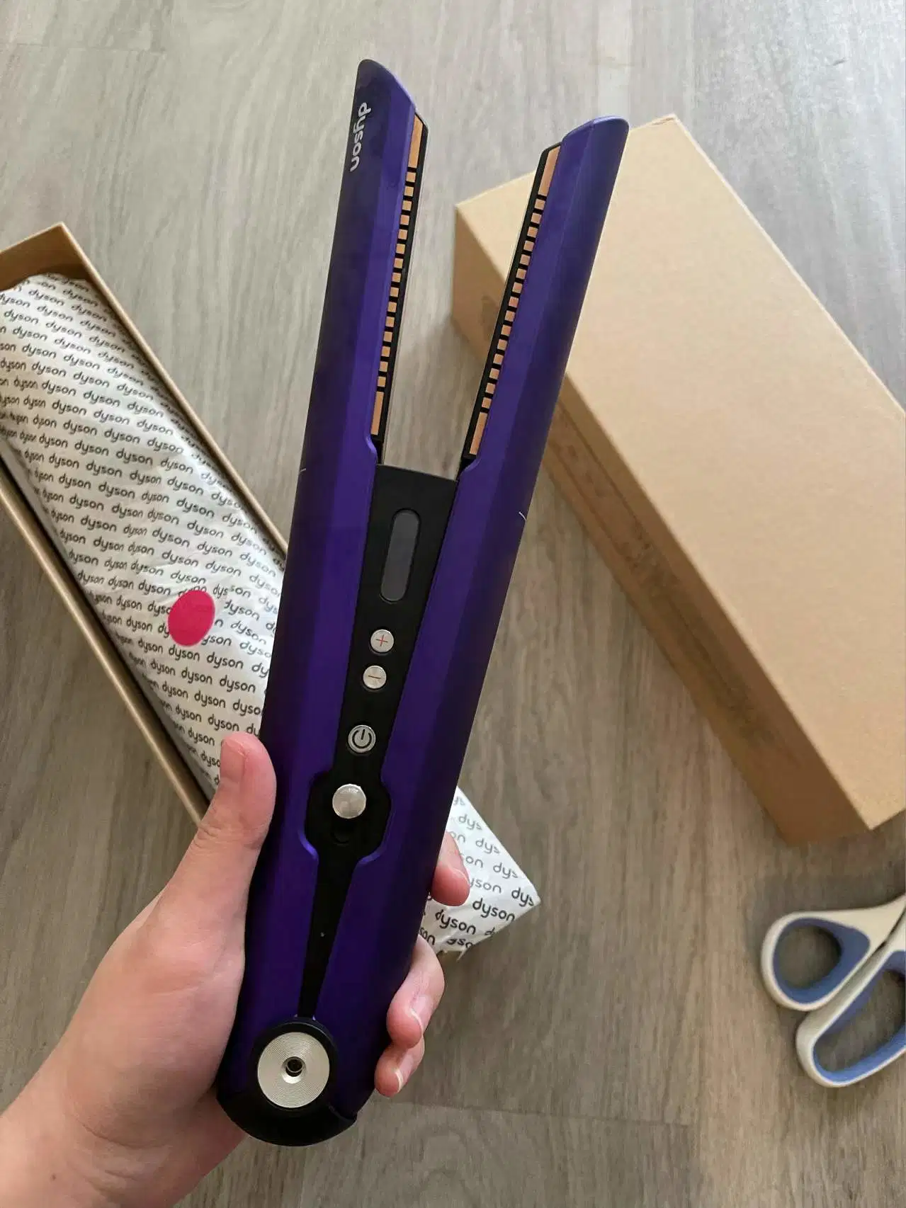 Pelo Straightener Corrale pelo Straightener Curly pelo enderezado Doble uso Plancha de pelo portátil sin cable HS03